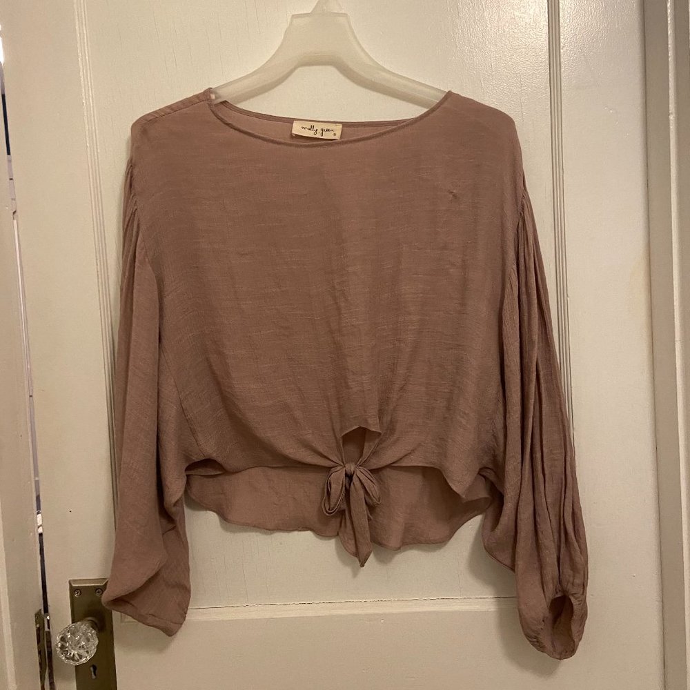 molly green - Rose - Bell Sleeve Top - S